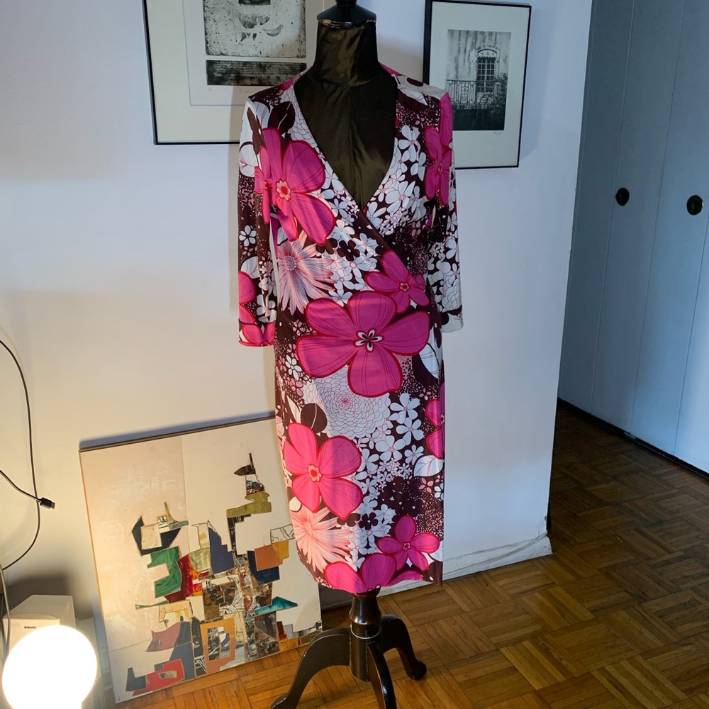 Diane Von Furstenberg - Floral Dress - Size 10
